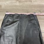 Identify Saks Fifth Avenue Leather Skirt Black Size 6 Photo 3