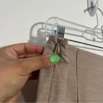 New Lattelier High Waisted Flare Leg Pants With Side Ankle Slit Center Seam XL Photo 8