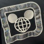 Disney Walt  World Black and grey sparkle glittery spirit jersey sweatshirt xs Photo 1