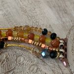 Francesca’s beaded Apple Watch bracelet band multi color rose gold 42/44mm Pink Photo 4