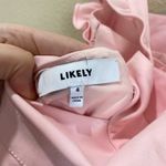 Likely Hara Dress in Rose Shadow Pink Ruffle Strap Size 4 Formal Midi Mermaid Photo 5