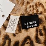 Dennis Basso NWT  Brown & Tan Leopard Animal Print Lightweight Chiffon Scarf Photo 2