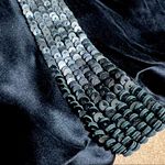 Rag and Bone  Silk Racerback Leather Sequins Tank Top in Black, Size 2, NWT Photo 3