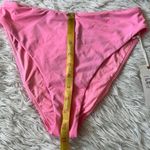 Good American New Women’s Good Waist Bikini bottom in sugar Pink size 2/Medium Photo 5