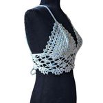 Handmade Floral lace Crochet top🪷 Photo 3