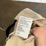 Gerard Darel  Khaki Tan Shirt Dress Lace Up Front Cotton 38 M Medium Lagenlook Photo 9