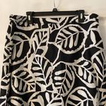 Richard Malcolm 100% linen skirt size 14 black and white combination length 28” Photo 1