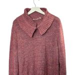 Soft Surroundings Ash Rose Pink Jayna Knit Cowl Neck Sweater Women's 1X Photo 1