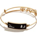 ALEX AND ANI The Office Logo Charm Bangle New With Box NWT Gift Photo 0