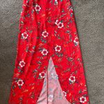 Winston White Red Maxi Skirt & Top Photo 5
