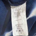 Ginger G  blue and white tie dye mock neck shift dress size small Photo 6