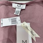 Magaschoni  Cinder Rose Mauve Crew Neck Sweater Women L Bishop Sleeve Viscose NWT Photo 7