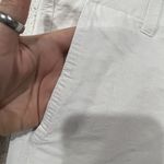 Brochu Walker  Size S Cropped Pants Linen Blend Button Front Straight Leg Women's Photo 4