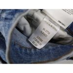 AGOLDE Nico High Rise Slim Fit Jeans Blue Women 24 Button Fly Denim Stretch USA Photo 4