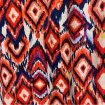 Allison Brittney Womens Maxi Skirt L Boho Southwest Print Blue Orange Brown Photo 4