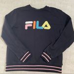 FILA  Women’s Black Sweatshirt With Logo on Front Photo 4