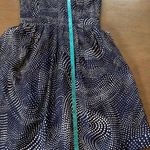 Devlin Dress Size Small Strapless Blue White Quilted Smocked Mini from Nordstrom Photo 3