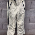 Body Glove Vintage  Ski & Snow Bib Pants M Beige Black Men's Med Photo 2