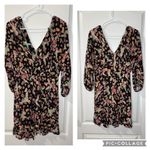 Anthropologie Farm Rio Avia V-Neck long sleeves mini Dress size S sold at Anthropology Photo 2