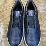 The Flexx Sneakers Women's 7 Black Leather Low Top Laceless Comfort Shoes S29 Photo 0