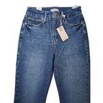 Good American  Good Classic Raw‎ Hem Jeans 2/26 NWT Photo 2