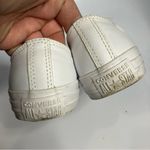Converse  white leather sneakers‎ unisex sizing women’s size 8 men’s size 6 Photo 6