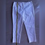 Worthington Modern Fit White Straight Leg Pants Size 4 Lightweight Casual Formal Photo 13