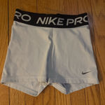 Nike White  Pro Shorts Spandex Photo 0