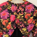 For Love & Lemons  Dakota Long Sleeve Ruched Floral Mini Dress Small NWT Photo 7