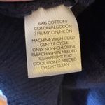 Loft Navy Blue Knit Crew Neck Long Sleeve Sweater Size Small Photo 4