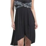 Free People Smoked Bare Knit Black Dress Size: S NWT Photo 2