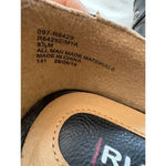 Rialto Black ankle strap low wedge Sandals women's Size 8 1/2 M Photo 5