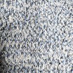 White House | Black Market WHBM Blue Multicolor Cozy Thick Knit V-Neck Pullover Sweater Top Size Small Photo 5