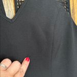 White House | Black Market Whbm little black skater dress with lace detail sz 12 Photo 1