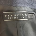Peruvian Connection Women's Alpaca Wool Coat Dark Blue. Size: 12 Photo 7