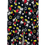 Disney  Size Large Pants Black Mickey Mouse‎ Fleece Pajama Pants Loungewear PJs Photo 0