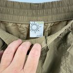 Aerie Offline Women’s Tan Maxi Cargo Nylon Skirt Size Large Photo 2