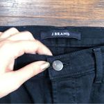 J Brand • Caitland slim boyfriend jeans Retrograde wash black straight rip knee Photo 4