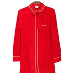 Urban Outfitters Orange Long Sleeve Bow Mini Dress Photo 0