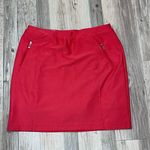 Montego Bay Club Monterey Club Skort Size Medium Red Orange Stretch Golf Tennis Skirt Med… Photo 0