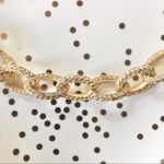 J.Crew Gold Chainlink Embellished Clear Stone Bracelet NWT Photo 41