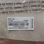 Badgley Mischka Coral Quilted Puffy Pearl Messenger Orange Purse Crossbody Bag Photo 5