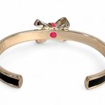 Vera Bradley Bow Cuff Bracelet Pink and Navy Blue Enamel Live Love Hope Photo 5