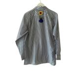 The Quacker Factory Women’s Embroidered Floral Striped Office M #2332 Blue Size M Photo 5