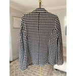 Bagatelle Collection Houndstooth Blazer Jacket Black White Scandi Parisian XL Photo 2