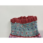 Natural Life  Boho Maxi Dress L Red Floral Patchwork‎ Cuff Festival Style Photo 7