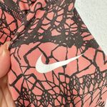 Nike  Pro Dri Fit Women's Pink Black Geometric Print Half Zip Pullover Top XS Photo 5