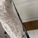 Pretty Little Thing NWT  White High Neck Lace Crochet Bodycon Mini Dress 4 Photo 4