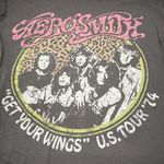 Aerosmith  Graphic Tshirt Gray Size Small Photo 0
