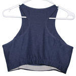 Outdoor Voices Women's Athena Blue Athletic Racerback Crop Top Sports Bra Large Photo 1